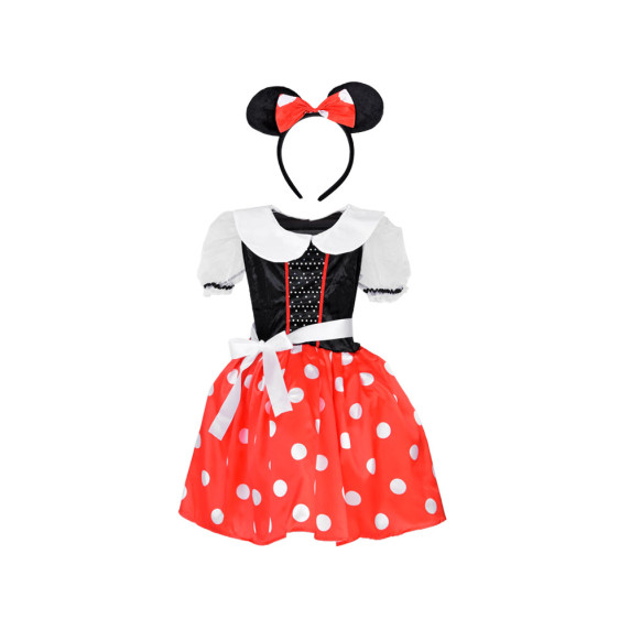 Detský kostým Minnie Mouse Inlea4Fun Inlea4Fun PRETTY MINNIE GIRL - veľkosť 120-130 cm