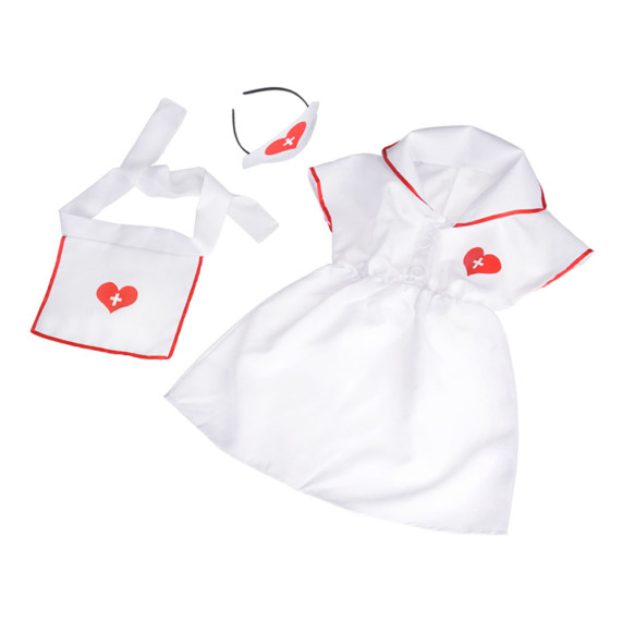 Detský kostým Zdravotná sestra Inlea4Fun LOVELY NURSE - veľkosť M 110-120 cm