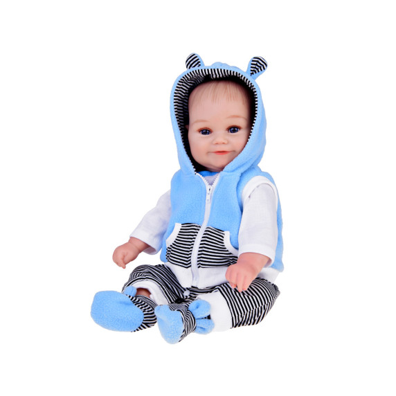 Interaktívna realistická bábika chlapček 50 cm Inlea4Fun REBORN DOLLS