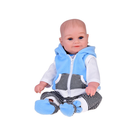 Interaktívna realistická bábika chlapček 50 cm Inlea4Fun REBORN DOLLS