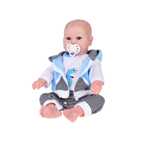 Interaktívna realistická bábika chlapček 50 cm Inlea4Fun REBORN DOLLS