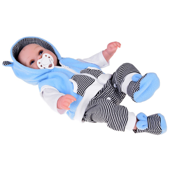 Interaktívna realistická bábika chlapček 50 cm Inlea4Fun REBORN DOLLS