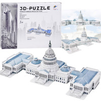 3D puzzle The Capitol Hill, Kongres Spojených štátov 132 prvkov 