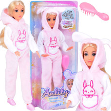 Bábika Anlily v ružovom overale 30 cm Inlea4Fun ANIMAL JUMPSUITS Preview