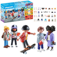 Figúrky a doplnky k stavebniciam 54 dielikov Playmobil My Figures City Life 71401 