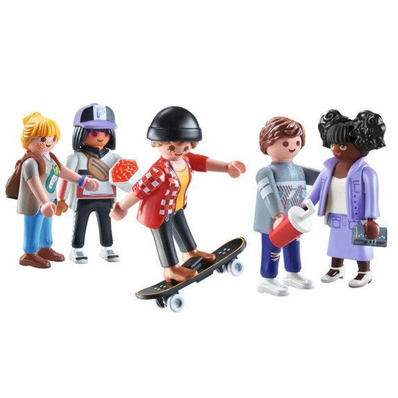 Figúrky a doplnky k stavebniciam 54 dielikov Playmobil My Figures City Life 71401