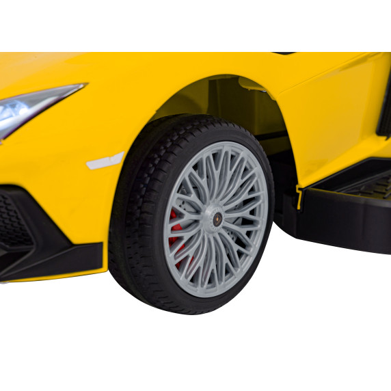 Detské odrážadlo Lamborghini Aventador SV - žltý