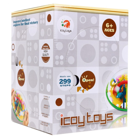 Arkádová hra 3D lopta s bludiskami Inlea4Fun ICOY TOYS