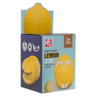 Edukačná puzzle kocka Inlea4Fun LEMON CUBE - citrón 