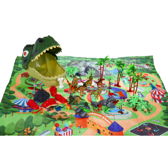 Sada figúrok s podložkou Inlea4Fun DINOSAUR PARADISE