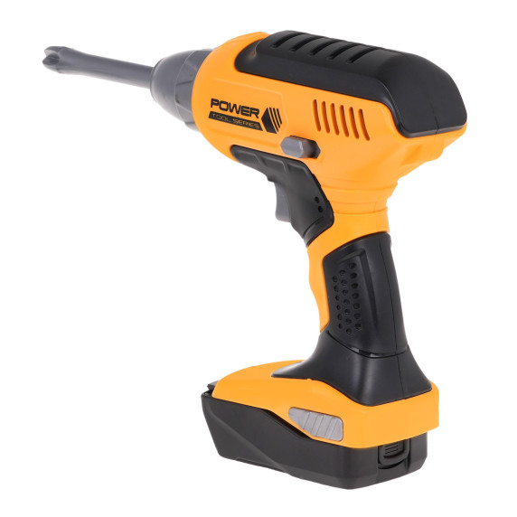 Interaktívna vŕtačka/skrutkovač Inlea4Fun POWER TOOLS - čierny/oranžový