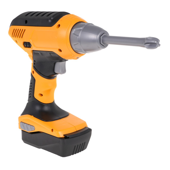 Interaktívna vŕtačka/skrutkovač Inlea4Fun POWER TOOLS - čierny/oranžový