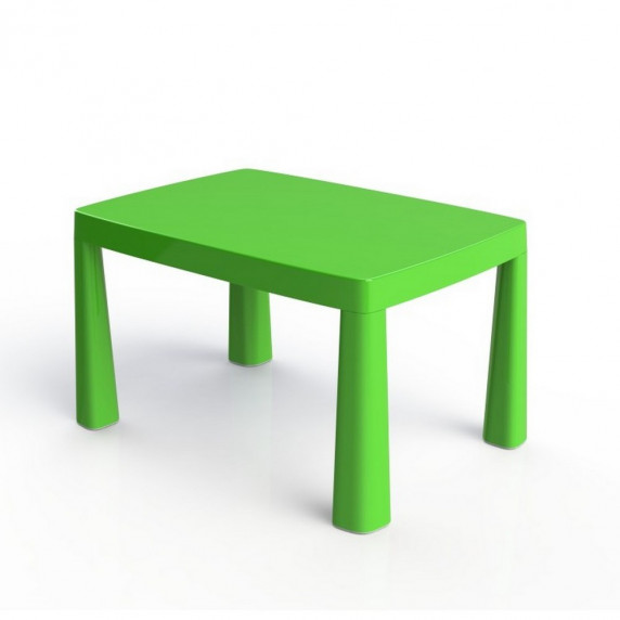 Umelohmotný stolík pre deti so vzdušným hokejom Inlea4Fun EMMA - zelený