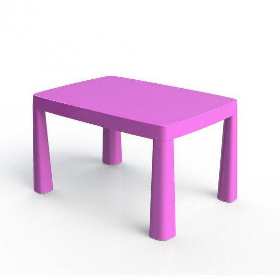 Umelohmotný stolík pre deti Inlea4Fun EMMA - ružový