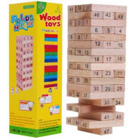  Jenga drevená spoločenská hra Inlea4Fun Wood Toys 