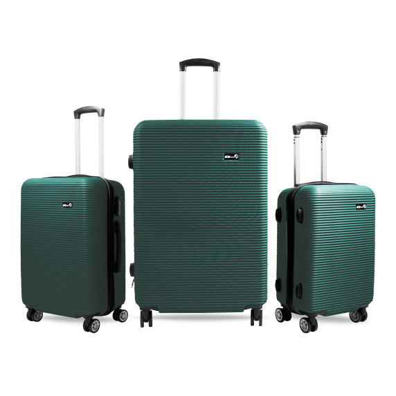 Sada cestovných kufrov AGA Travel MR4651-Dark Green - tmavozelená