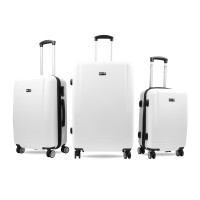 Sada cestovných kufrov AGA Travel MR4656-White - biela 