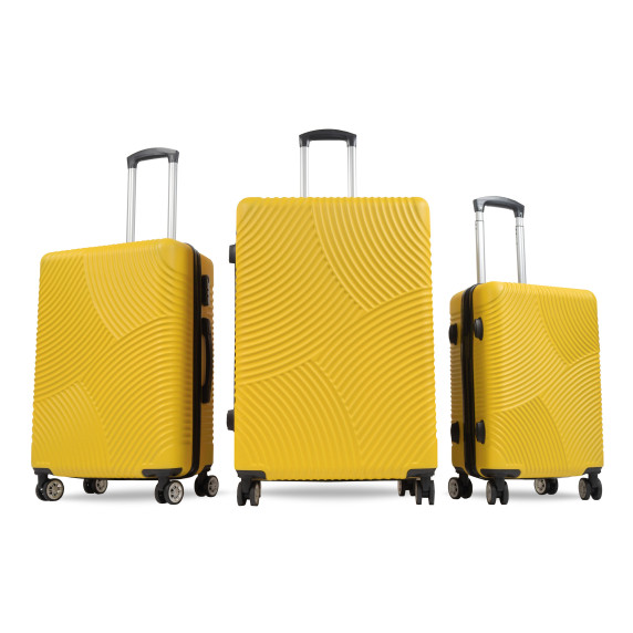 Sada cestovných kufrov AGA Travel MR4654-Orange - svetlo oranžová