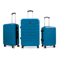 Sada cestovných kufrov AGA Travel MR4658-Dark-Turquoise - tmavo tyrkysová 