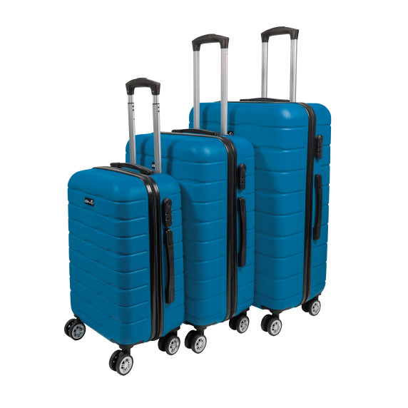 Sada cestovných kufrov AGA Travel MR4658-Dark-Turquoise - tmavo tyrkysová