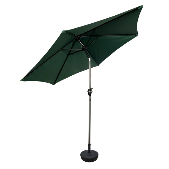 Naklápací záhradný slnečník 250 cm AGA MR2026 - Dark Green - tmavozelený