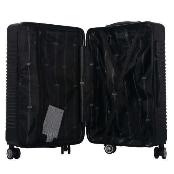 Cestovný kufor AGA Travel MR4665-Black - čierny