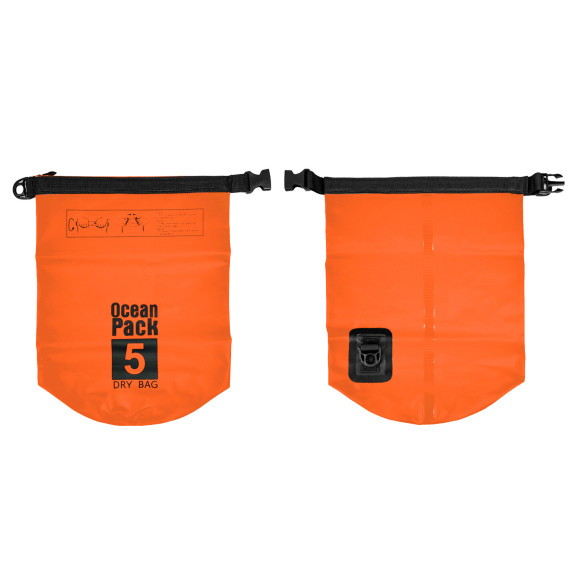 Vodotesný vak 5 l AGA DS1501-ORANGE - oranžový