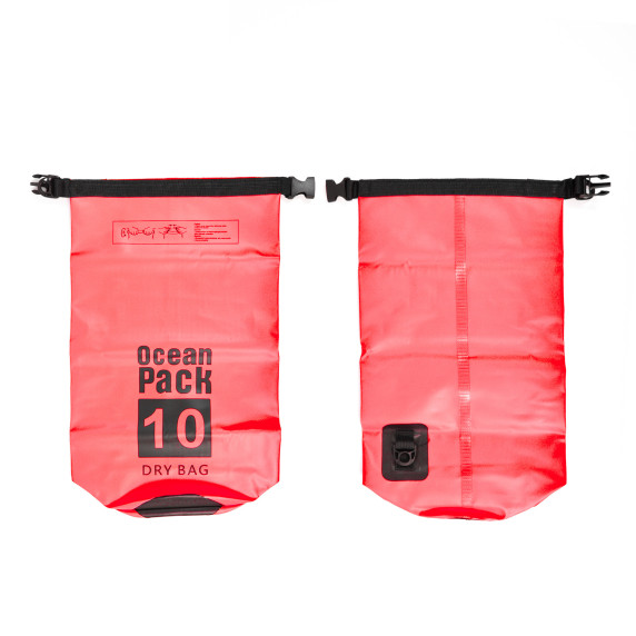 Vodotesný vak 10 l AGA DS1502-RED - červený