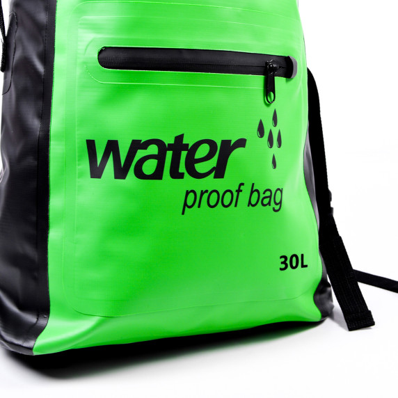 Vodeodolný batoh 30 l AGA DS1506-APPLE GREEN - jablkovo zelený