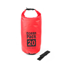 Vodotesný vak 20 l AGA DS1503-RED - červený 