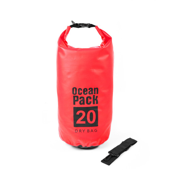 Vodotesný vak 20 l AGA DS1503-RED - červený