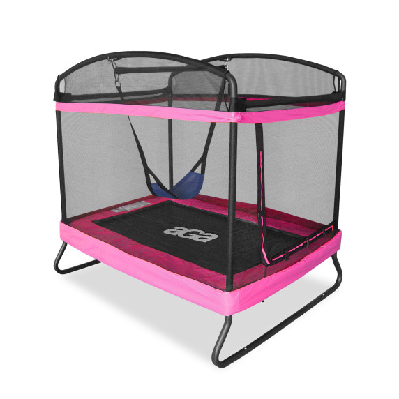 Obdĺžniková trampolína 122x183 cm AGA MRRC0406Pink - ružová