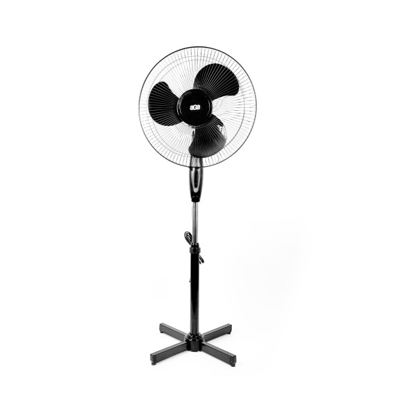 Domáci ventilátor 43 cm AGA MR8109-Black - čierny