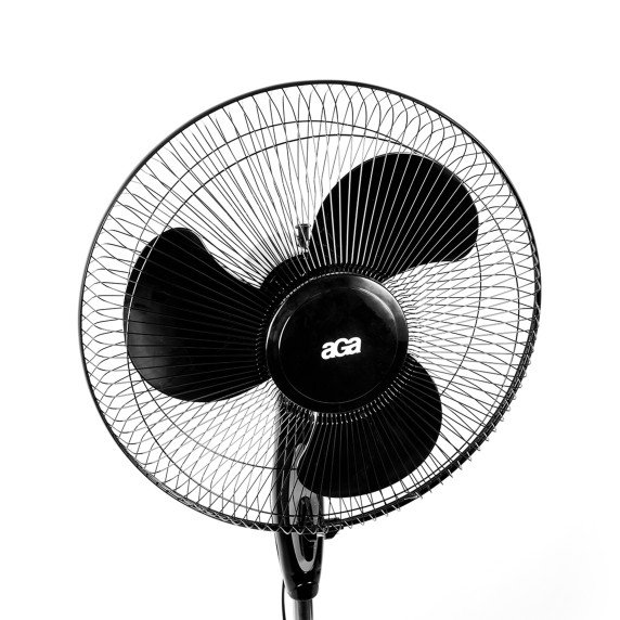 Domáci ventilátor 43 cm AGA MR8109-Black - čierny