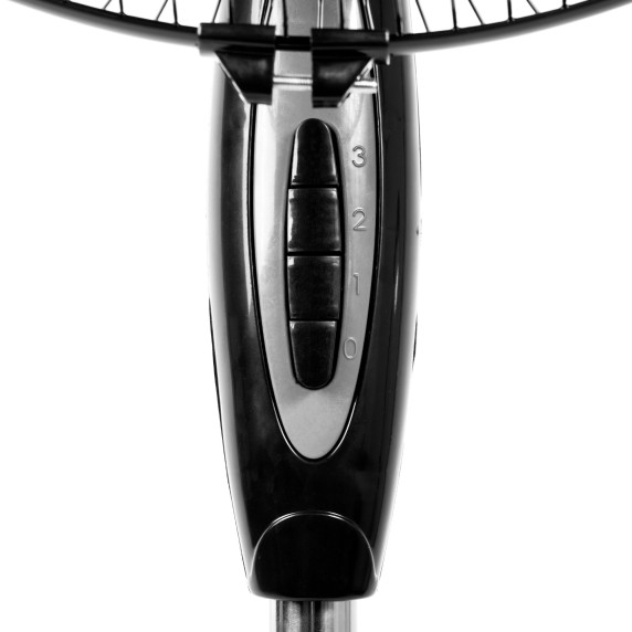 Domáci ventilátor 43 cm AGA MR8109-Black - čierny