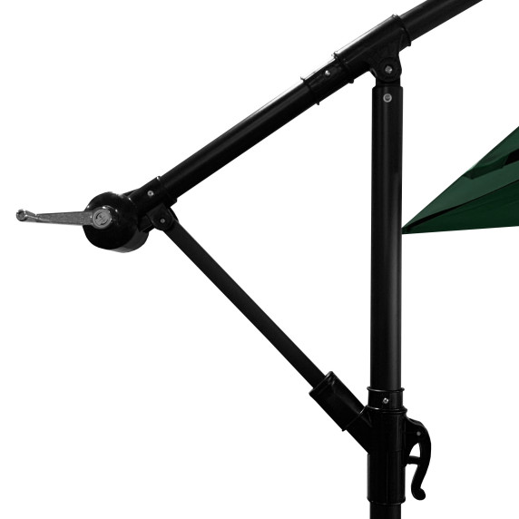 Záhradný slnečník 250 cm AGA MR2048-D.GREEN - tmavozelený