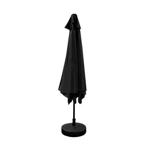 Naklápací záhradný slnečník 250 cm AGA MR2026-Black - čierny