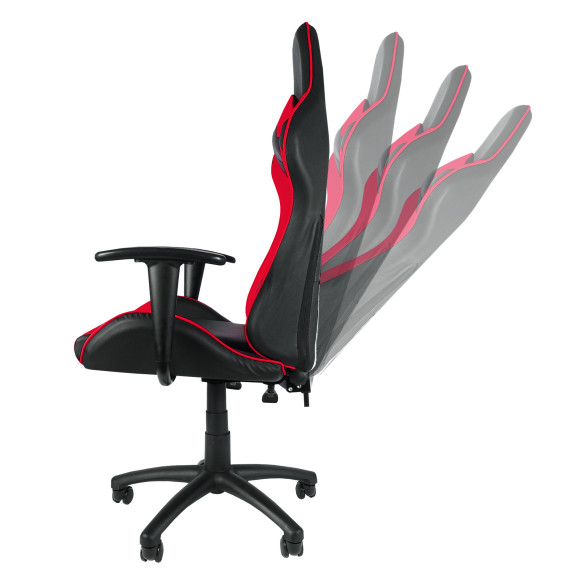 Gamer kreslo AGA MR2090RED - čierne/červené