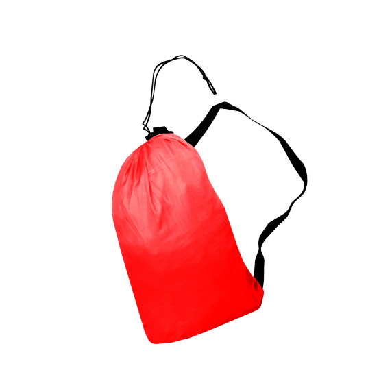 Nafukovací vak LAZY BAG 230 x 70 cm AGA DS442-RED - čierny/červený