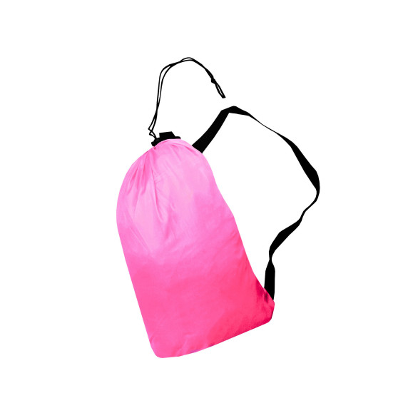 Nafukovací vak LAZY BAG 230 x 70 cm AGA DS442-PI - čierny/ružový