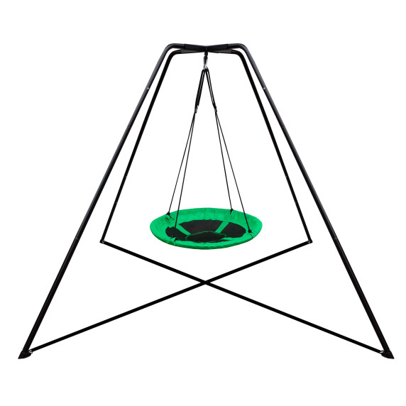 Závesný hojdací kruh 100 cm s rámom AGA DS401