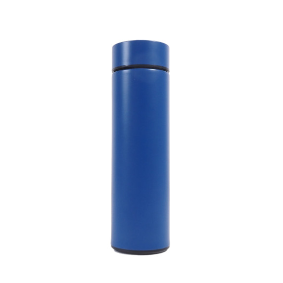 Termoska s teplomerom 500 ml AGA DS2703-BLUE - modrá