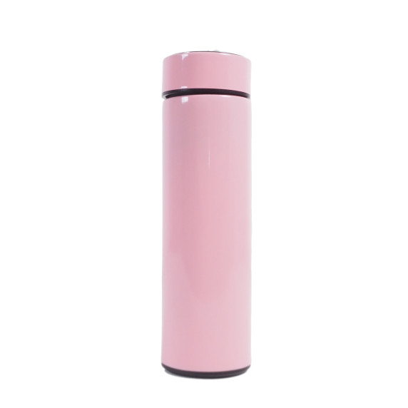 Termoska s teplomerom 500 ml AGA DS2703-PINK - ružová