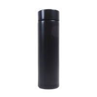 Termoska s teplomerom 500 ml AGA DS2703-BLACK - čierna 