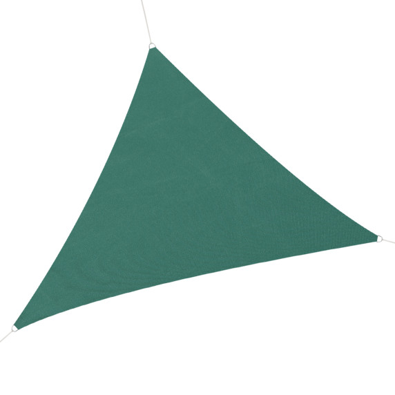 Trojuholníková tieniaca plachta 3 x 3 x 3 m AGA MR2139 - Dark Green - tmavozelená