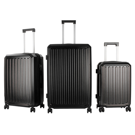 Sada cestovných kufrov AGA Travel MR4668 - Black - čierna