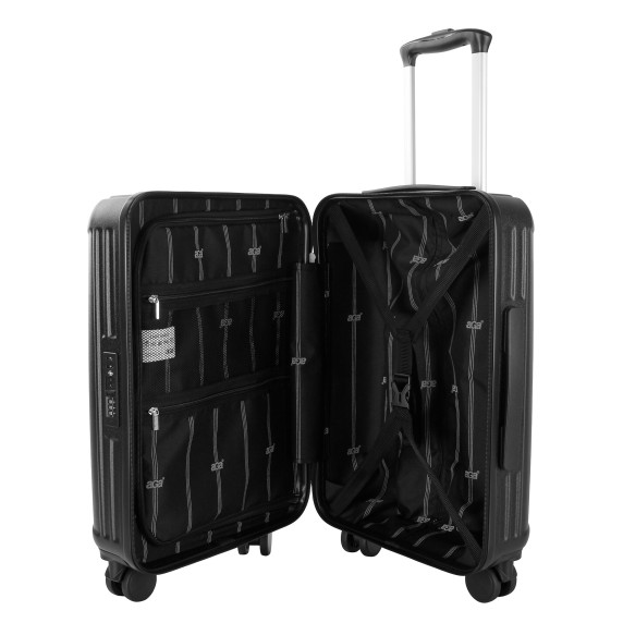 Sada cestovných kufrov AGA Travel MR4666 - Black - čierna