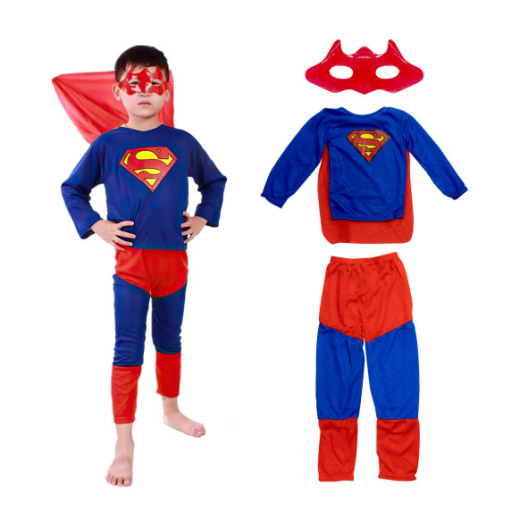 Detský kostým Superman S 100-110 cm Aga4Kids MR1571-S