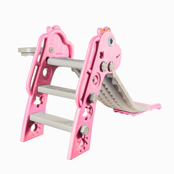 Šmykľavka s madlom 130 cm Aga4Kids DS3701-PINK - ružová