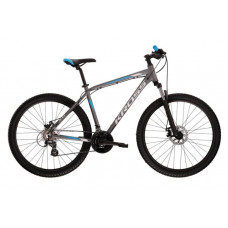 Pánsky horský bicykel HEXAGON 3.0 S 17" 2022 KROSS MTB - matný grafitový/modrý/sivý Preview